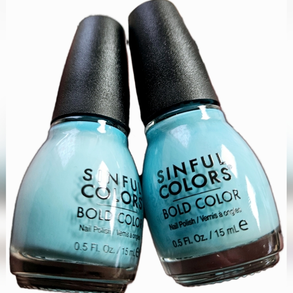 NWT 》2×《 SINFUL COLORS BOLD COLORS: WONDER MINT!